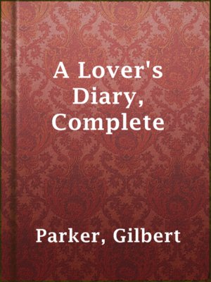 A Lover's Diary, Complete - ebook